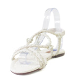 RASTEIRA ENTRELAÇADA BRANCA CHICOTE C 00295 0630 0001 ANACAPRI - Vintedoisk